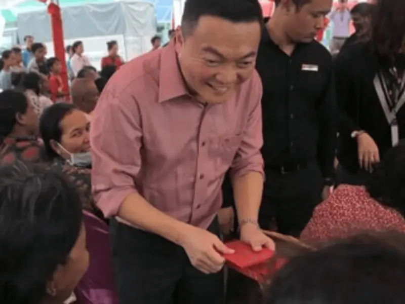 OUR FOUNDER DONATES TO THE CAMBODIA COVID-19 VACCINE FUND 1
