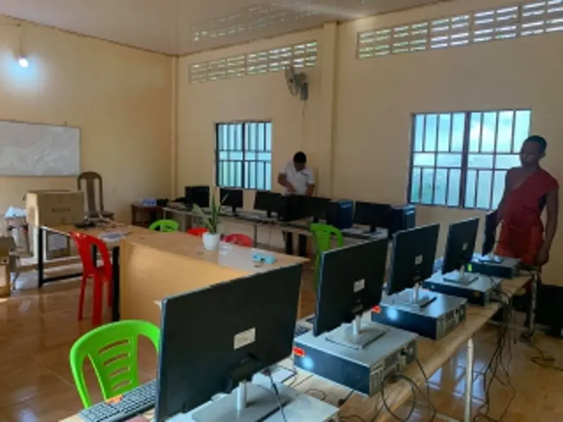 DONATION OF NEW COMPUTERS AND SCHOOL SUPPLIES 2